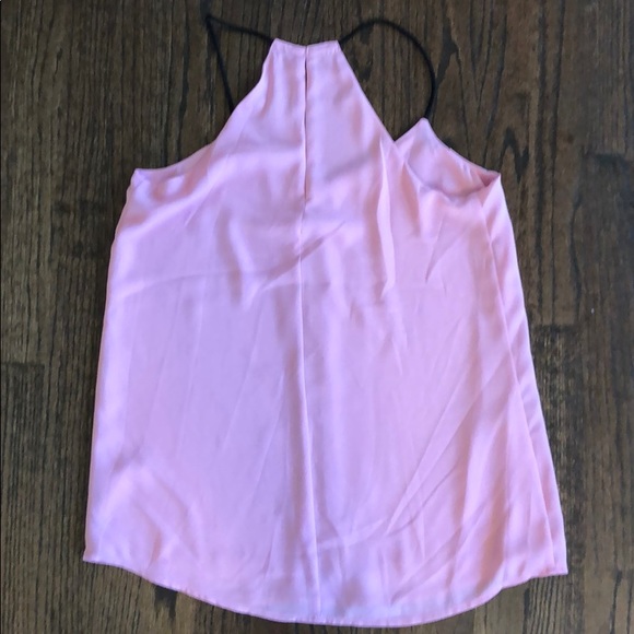 Express Barcelona Tank-size XS. Pink w/ black lace - Picture 2 of 2